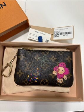 Louis Vuitton Monogram Canvas Key Pouch S Vivienne Winter Collection 2025